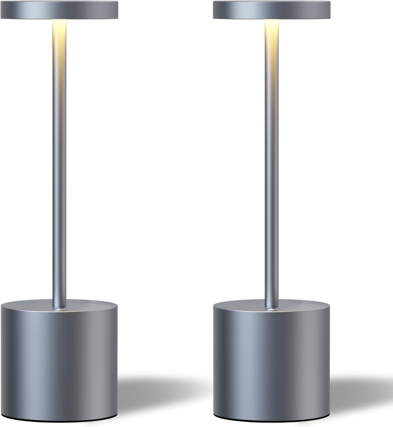 Portable Cordless Table Lamps with Rechargeable Battery Power