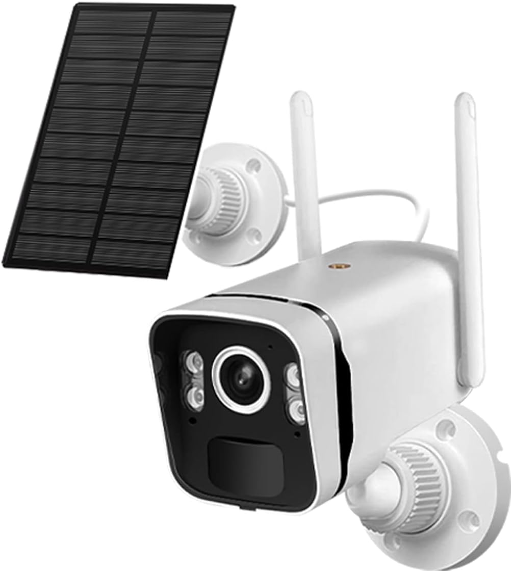 2K 4MP Solar Security Cameras Wireless Outdoor with Night Vision