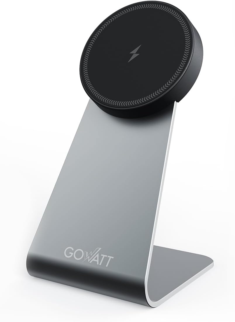 GOWATT MagSafe Stand: 15W Fast Charging for Apple Devices