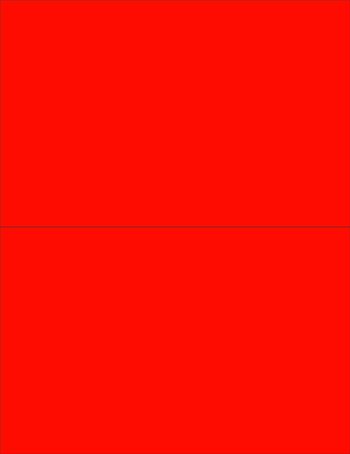 High Quality Red Fluorescent Labels for Laser & Inkjet Printers