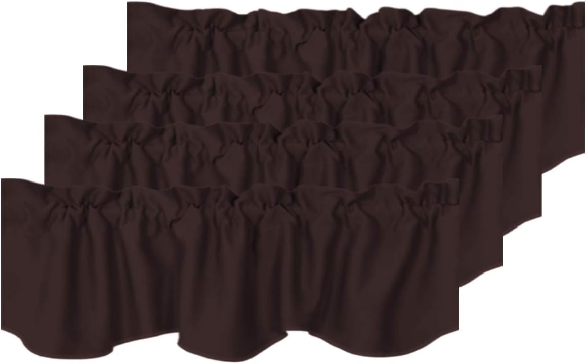 H.VERSAILTEX Blackout Curtain Valances for Kitchen & Living Room