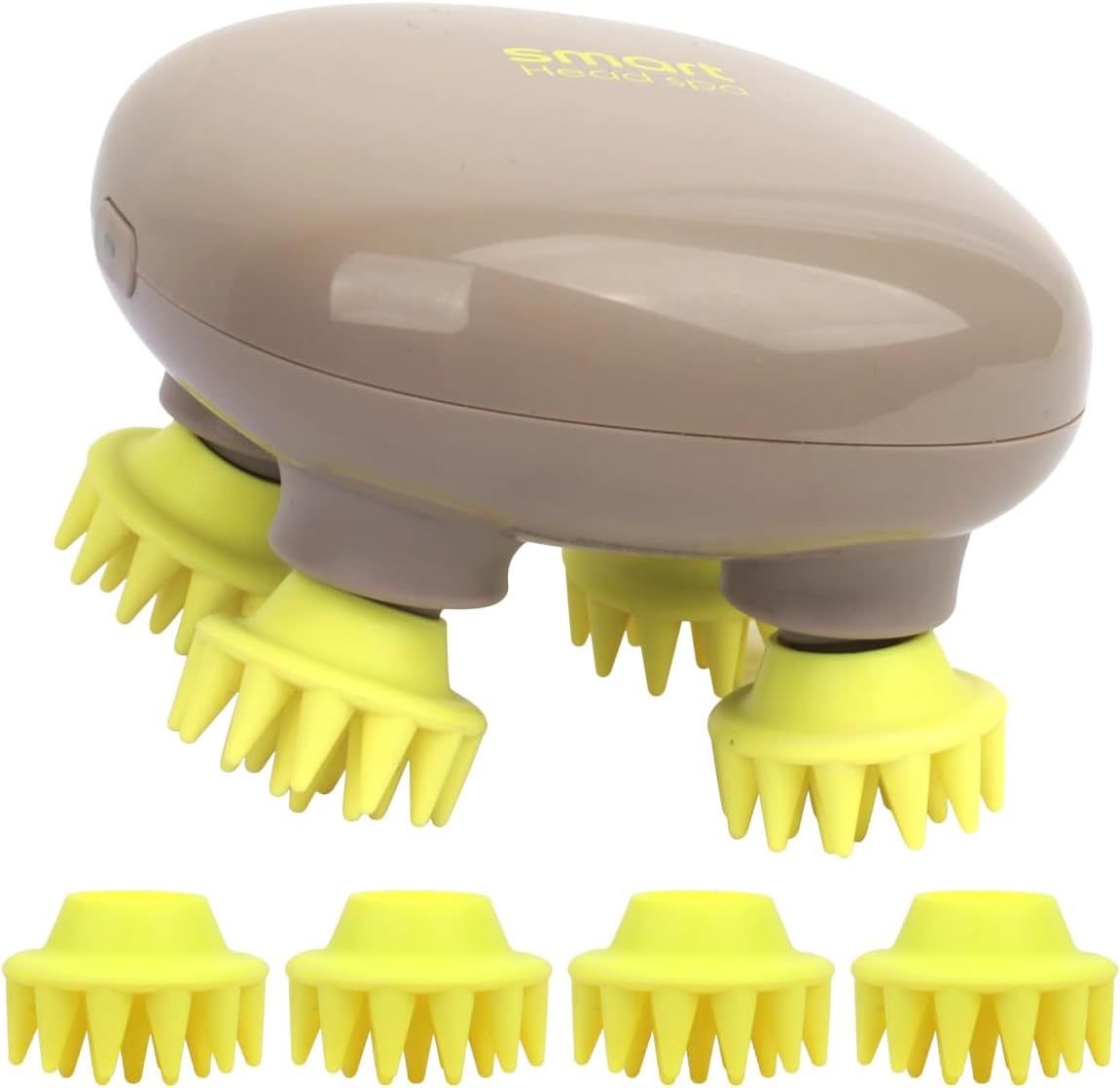 Portable Electric Scalp Massager - 4 Nodes for Ultimate Relaxation!