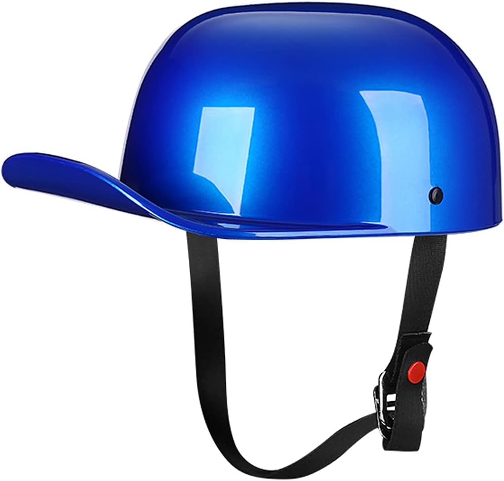 Baseball Style Cap Motorcycle Helmet - DOT Approved Unisex Design