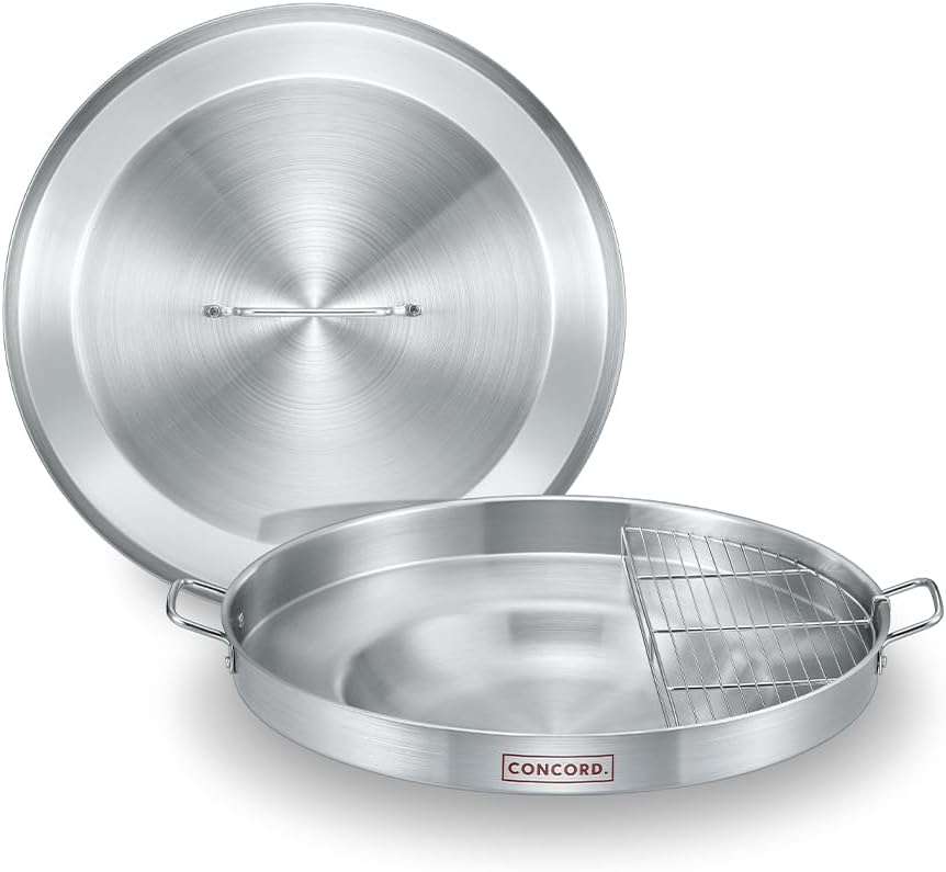 Stainless Steel 22in Comal Cookware Set for Versatile Cooking
