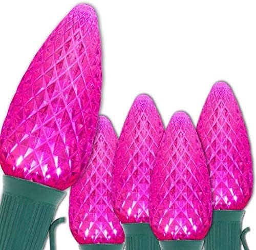 C9 OptiCore LED Commercial Outdoor Christmas Lights - Pink