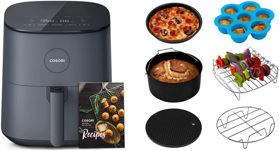 COSORI 5-Qt Oilless Air Fryer + Accessories Set
