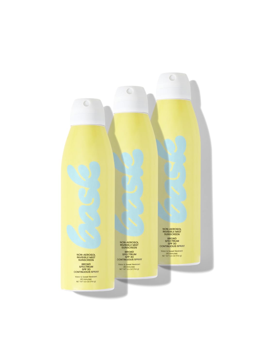 Bask Suncare SPF 30 Sunscreen Spray - Lightweight & Fast-Absorbing