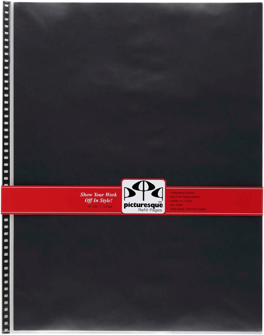 Picturesque Artist Presentation Case Refill Pages for Artwork