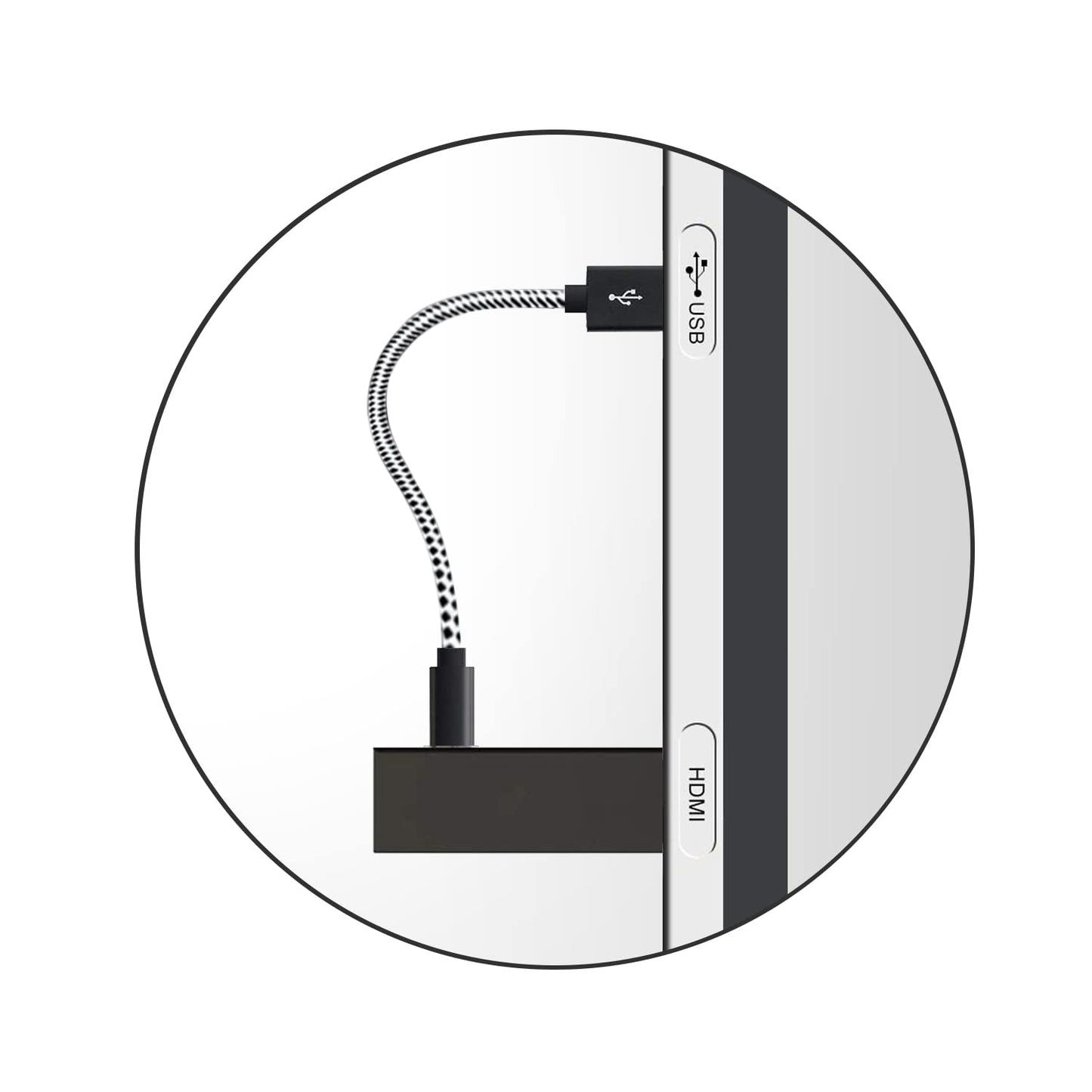 PODLINE | Fire Stick USB Power Cable 2-Pack