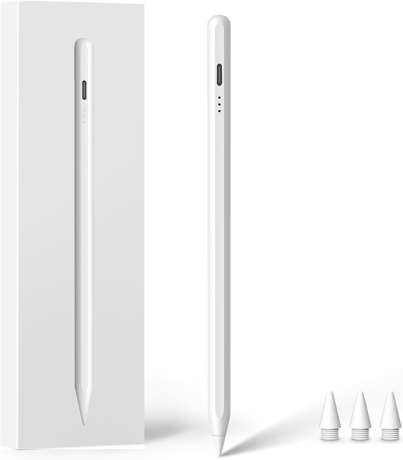Mixoo Stylus Pen: 15min Fast Charge, Palm Rejection, Tilt Sensitivity - iPad Compatibility