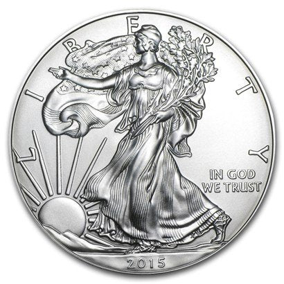 2015 American Silver Eagle Uncirculated Coin with Certificate