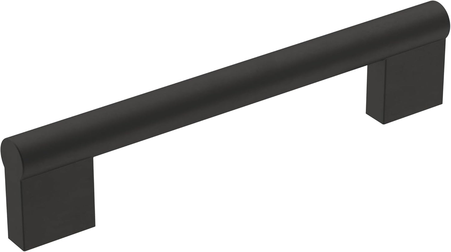 Amerock Versa 5-1/16 inch Matte Black Cabinet Pulls - 10 Pack