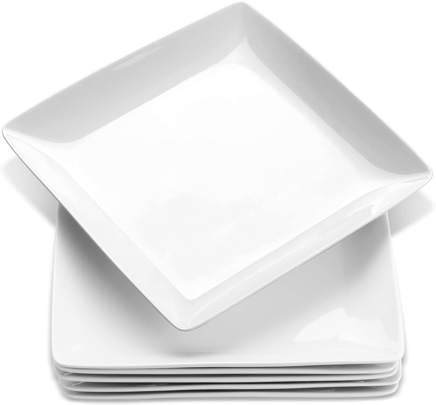 Yedio Porcelain Square Dinner Plates for Stylish Dining