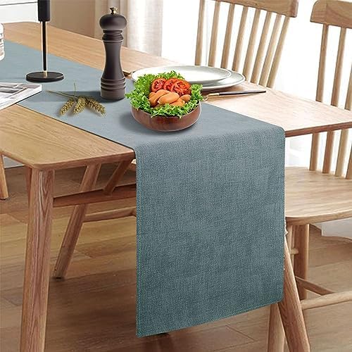 Wipeable Table Runner for Rustic Kitchen and Bedroom Decor
