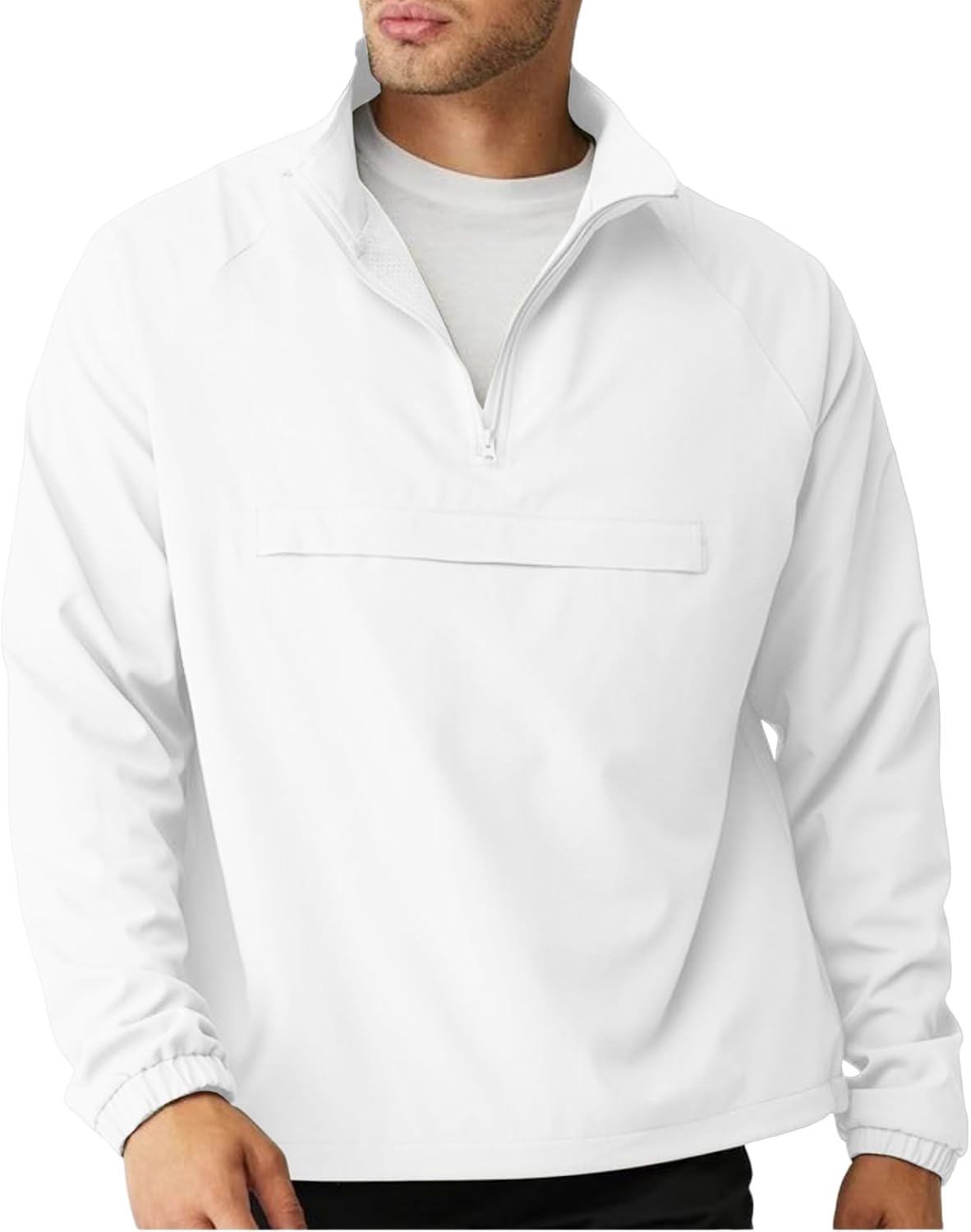 SEGANUP Men's Lightweight Quarter Zip Pullover for Golf and More