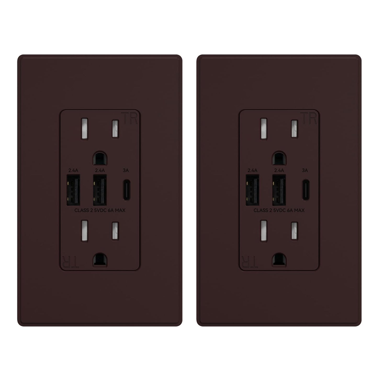 ELEGRP USB Outlets with 3 Ports for Efficient Charging Needs