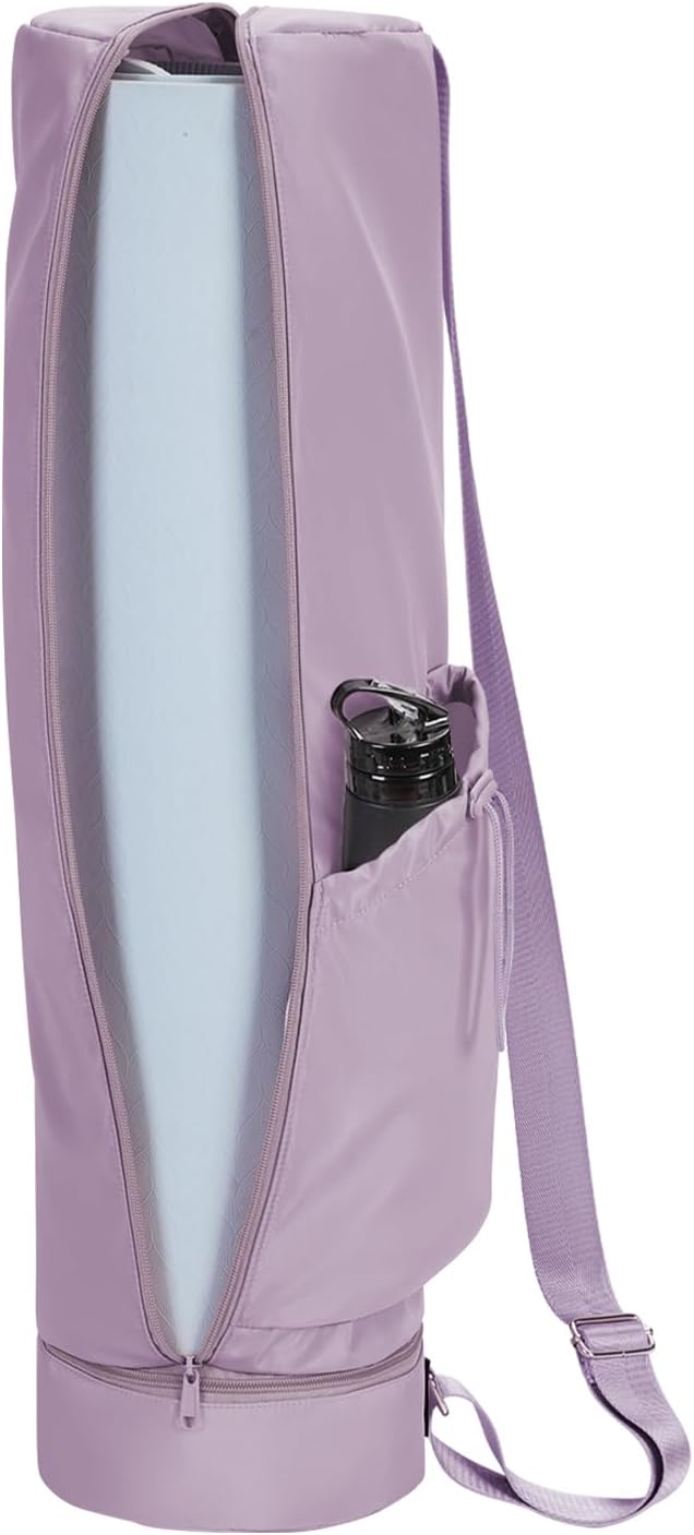 Yoga Mat Bag with Wet Pocket & Bottle Holder