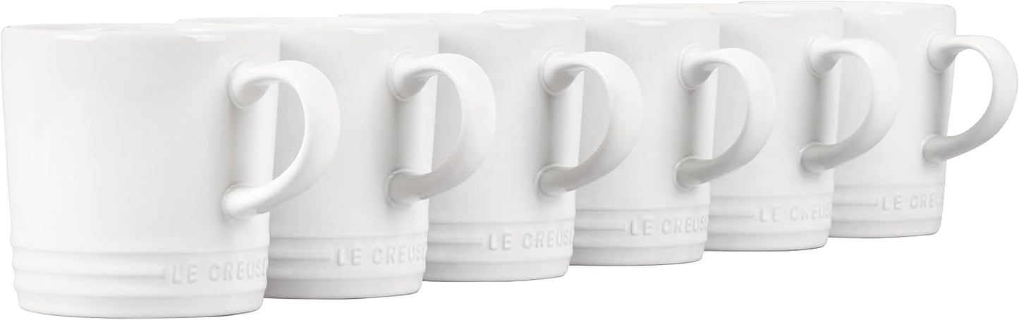 Le Creuset Stoneware Set of 6 London Mugs for Everyday Use