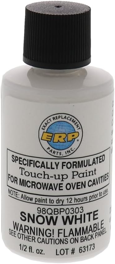 Snow Bright White Touch Up Paint for Microwaves