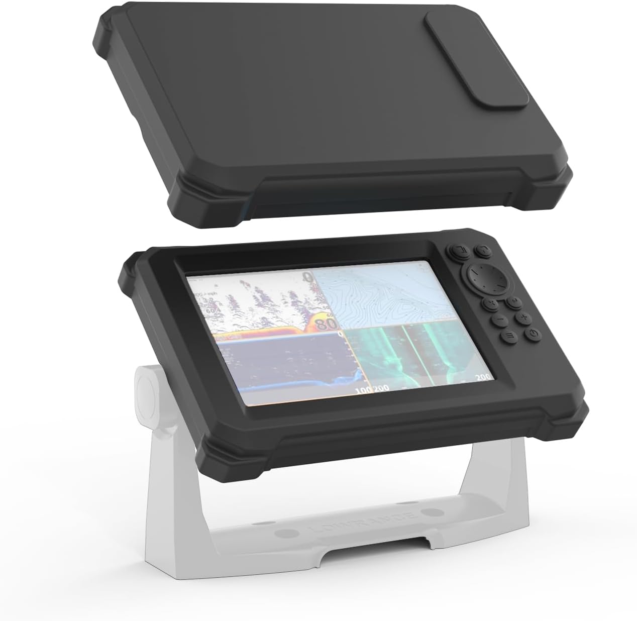 Holicfun Silicone Protective Cover for Lowrance Eagle 7 Fish Finder