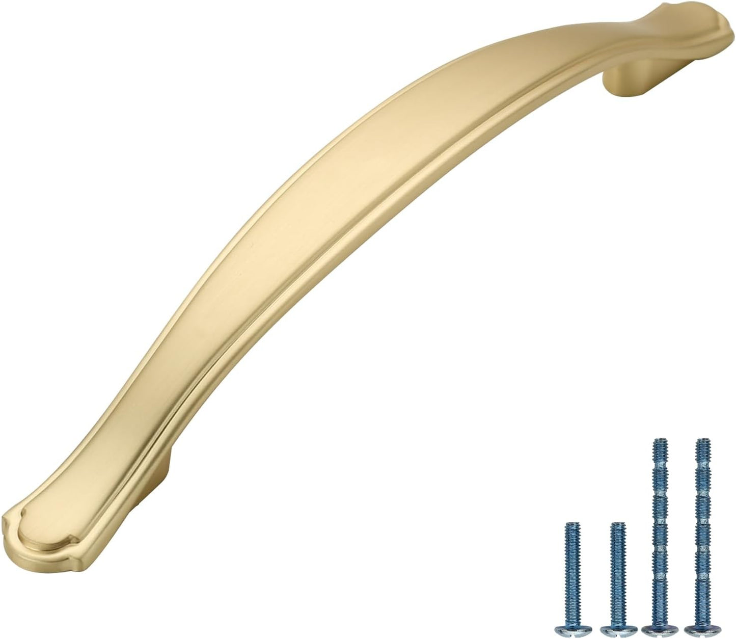 Brushed Gold Cabinet Pulls 5 Inch Durable Kitchen Handles