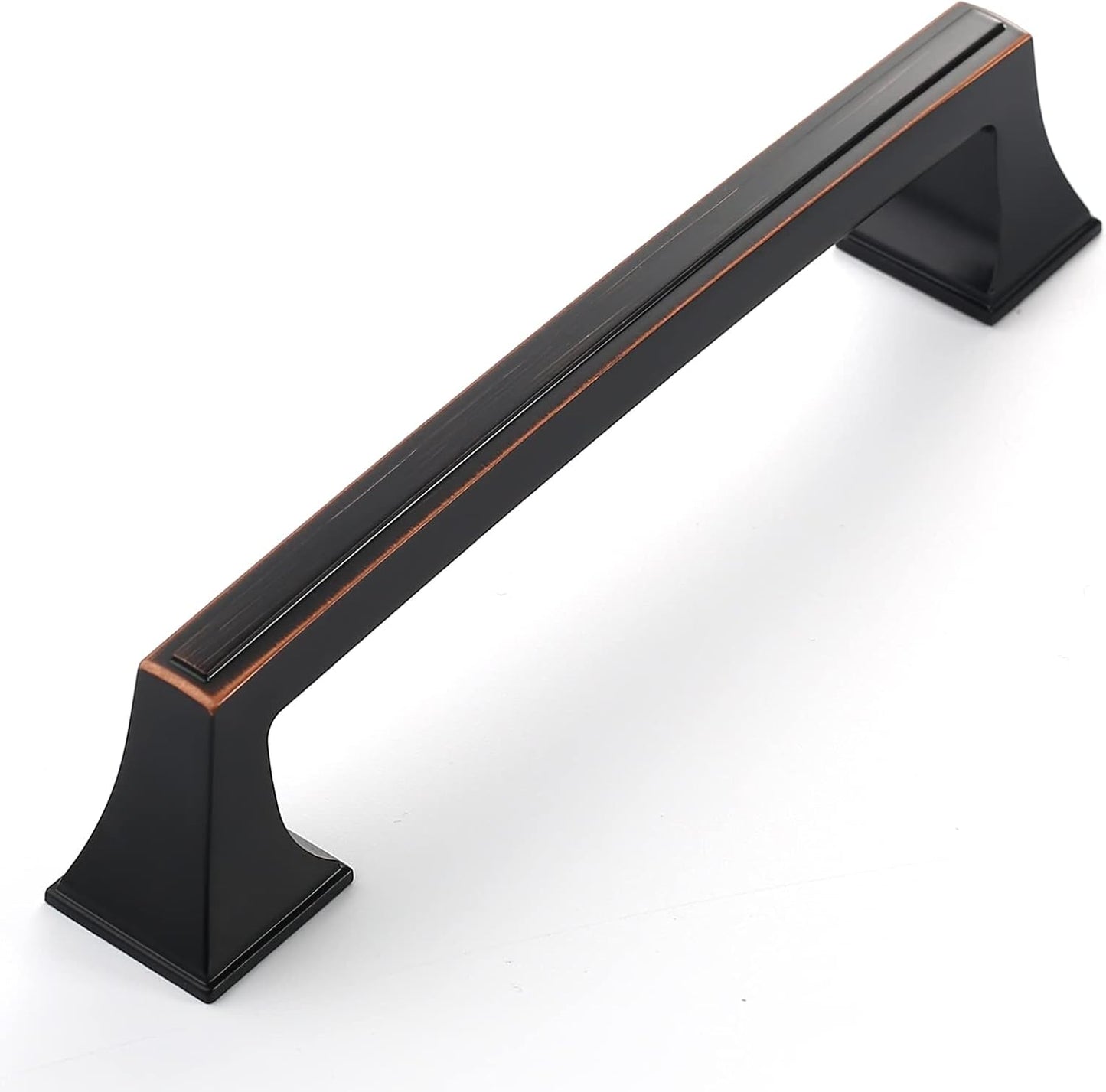 Amerdeco 10 Pack Oil Rubbed Bronze Cabinet Pulls for Kitchen