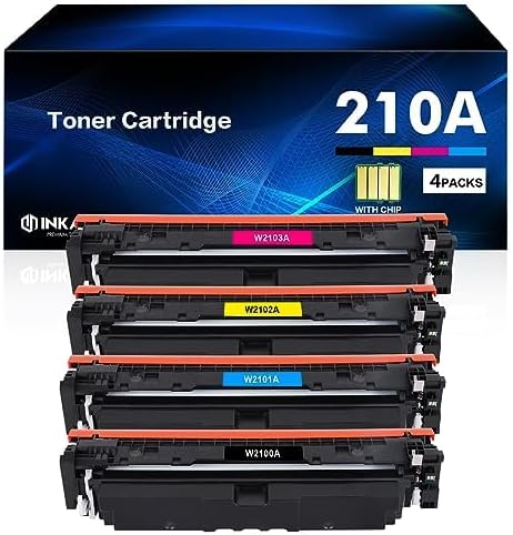 210A Toner Cartridges 4 Pack for HP Color Laserjet Pro Series