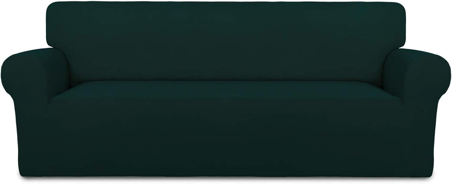 PureFit Super Stretch Sofa Slipcover for Deep Teal Couches