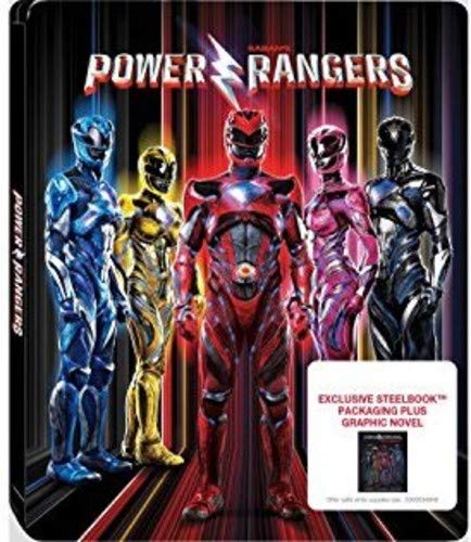 Saban's Power Rangers Steelbook - Starring Elizabeth Banks & Bryan Cranston