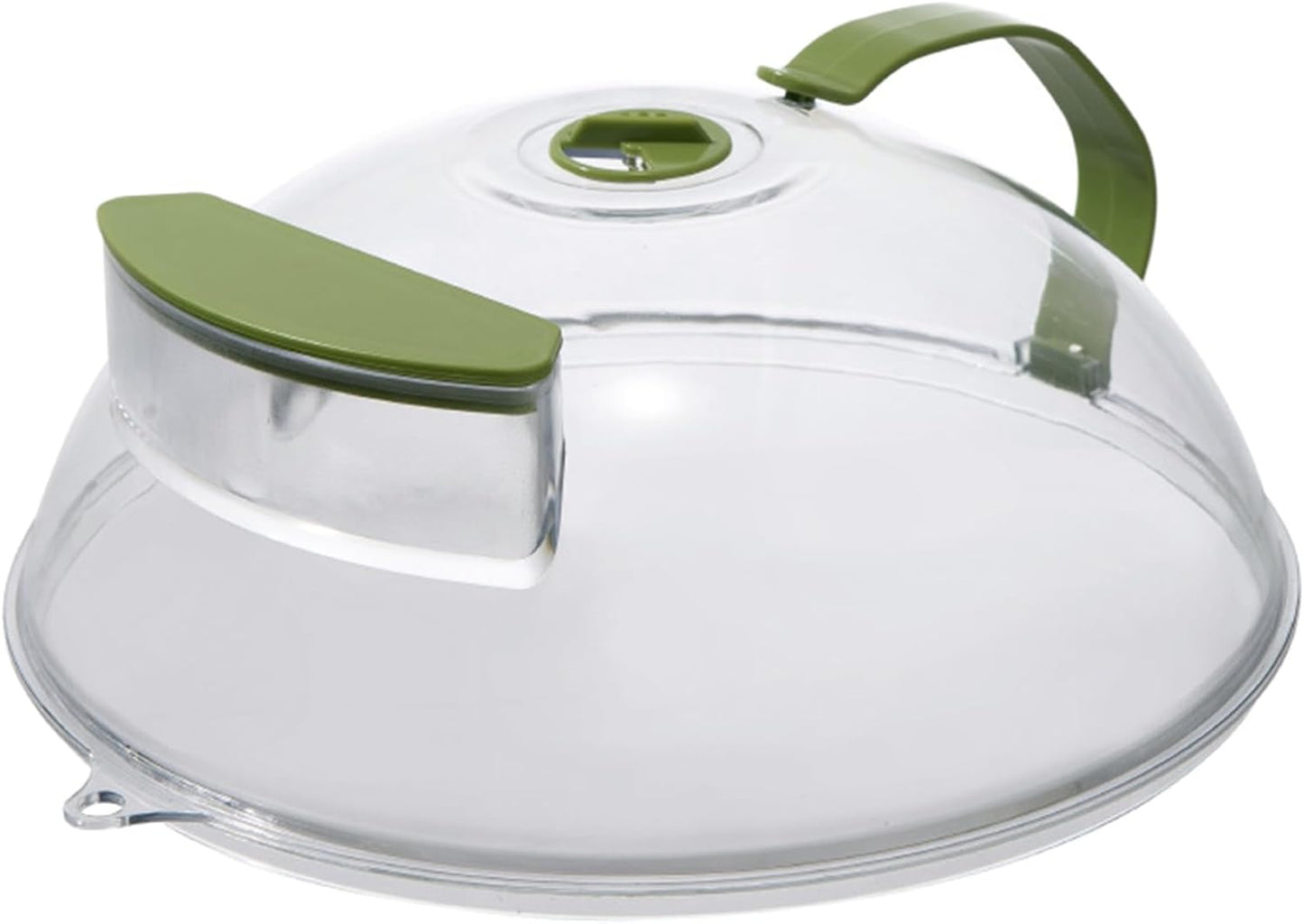 Spill-Proof Microwave Cover with Water Storage