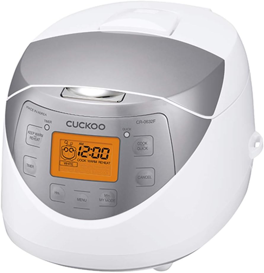 CUCKOO 12-Cup Korean Rice Cooker | Delay Timer & Keep Warm