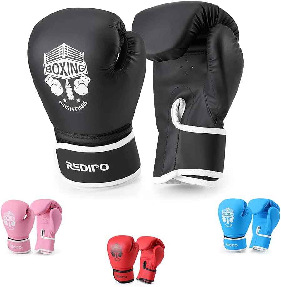 Redipo Kids Sponge Foam Boxing Gloves - Age 3-9, Training & Sparring, Boys & Girls