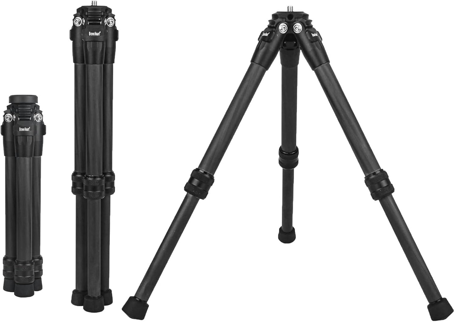 Brave Heart True Carbon Fiber Mini Tripod for Action Cameras