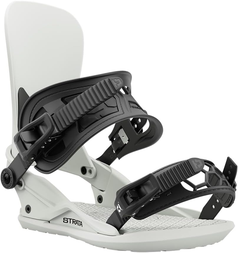 Union Strata Snowboard Bindings: L(10.5-13) Bone