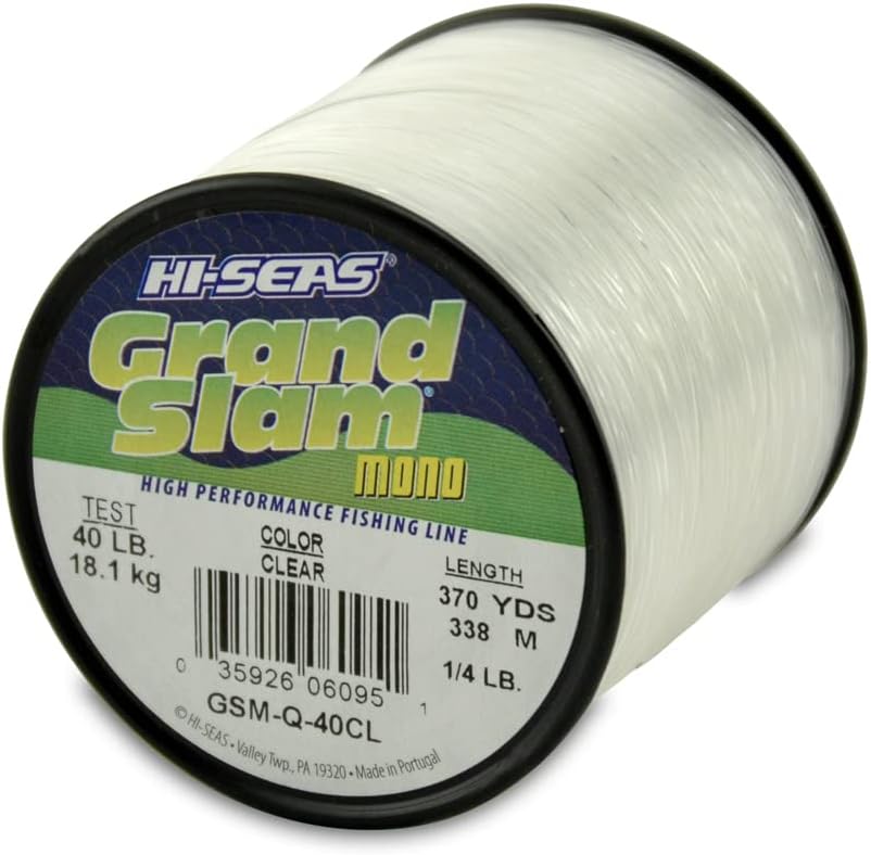 HI-SEAS Grand Slam Monofilament Fishing Line - Ultimate Strength and Durability!