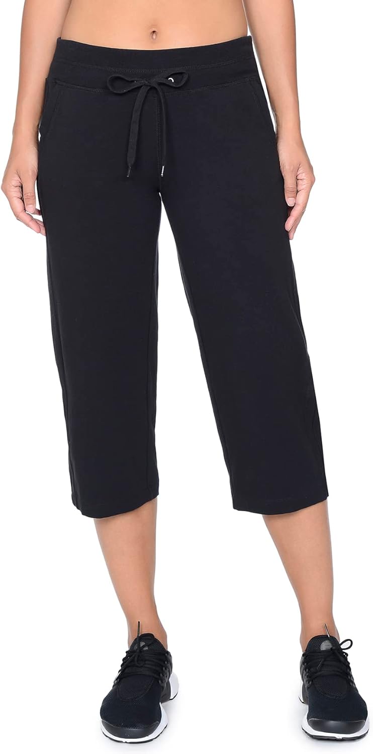 Danskin Women's Drawcord Crop Pant for Ultimate Comfort