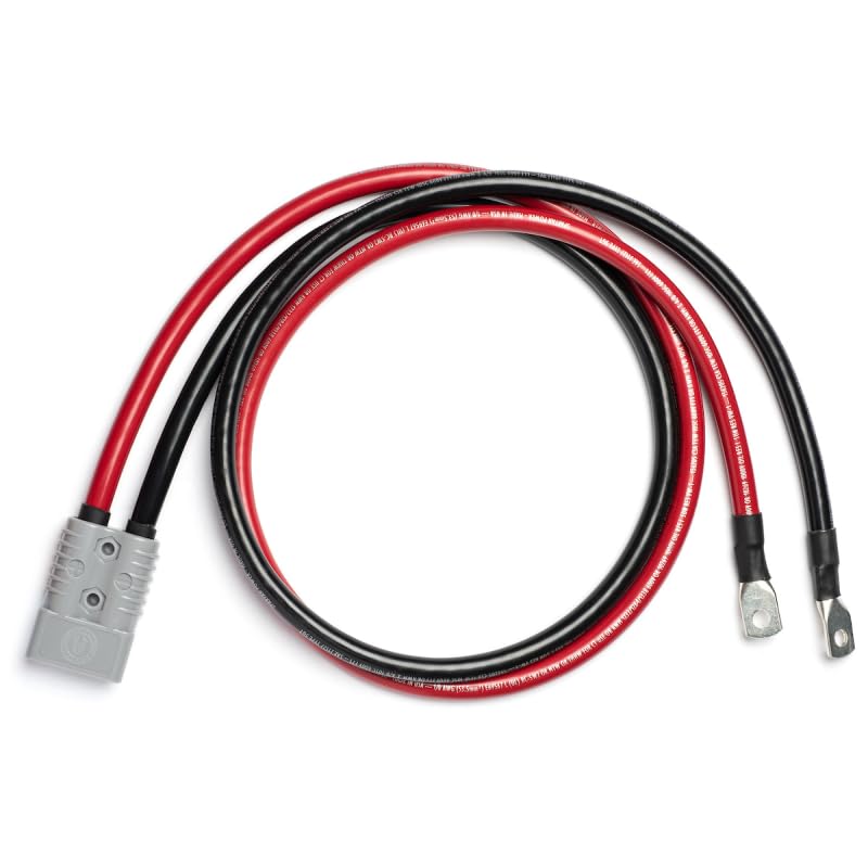 Spartan Power 1/0 AWG 2 Foot Battery Cable Quick Connector
