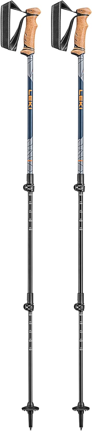 LEKI Lightweight Adjustable Walking Poles - Trekking Essential