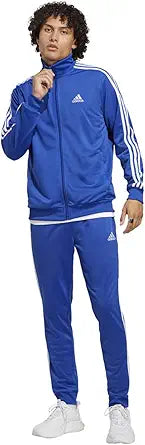 adidas Men's Sportswear Basic 3-stripes Tricot Track Suit Review