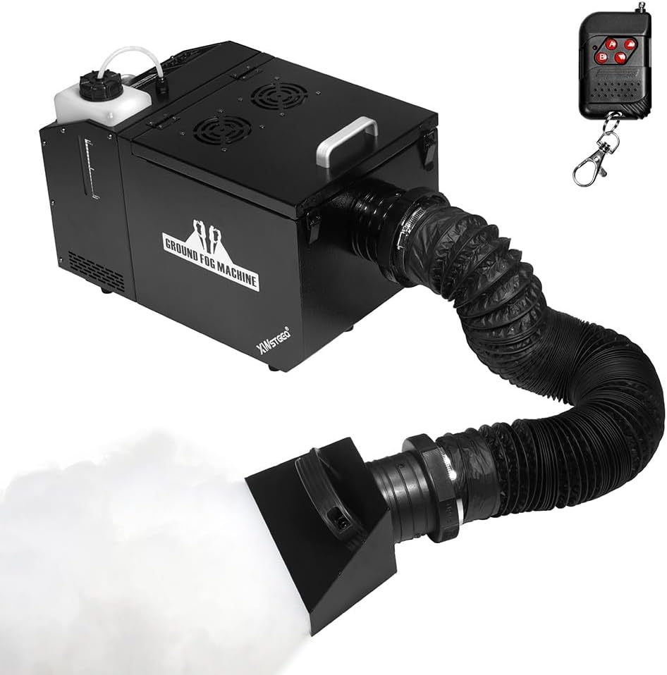 Low Lying Fog Machine with Tube for Parties and Events
