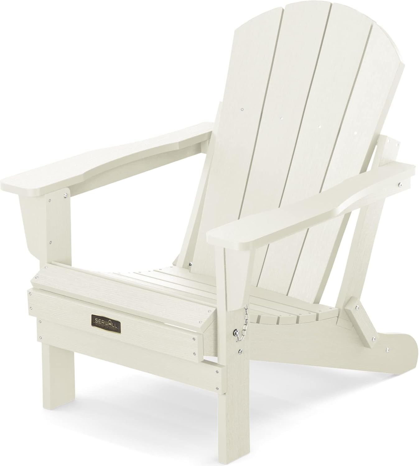 Folding Adirondack Chair - Weather Resistant Outdoor Comfort