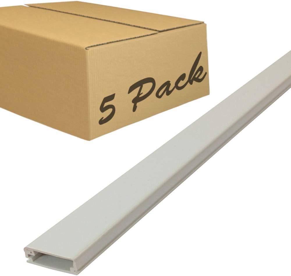 Electriduct Medium Latching Cable Raceway - 25 Feet of Beige