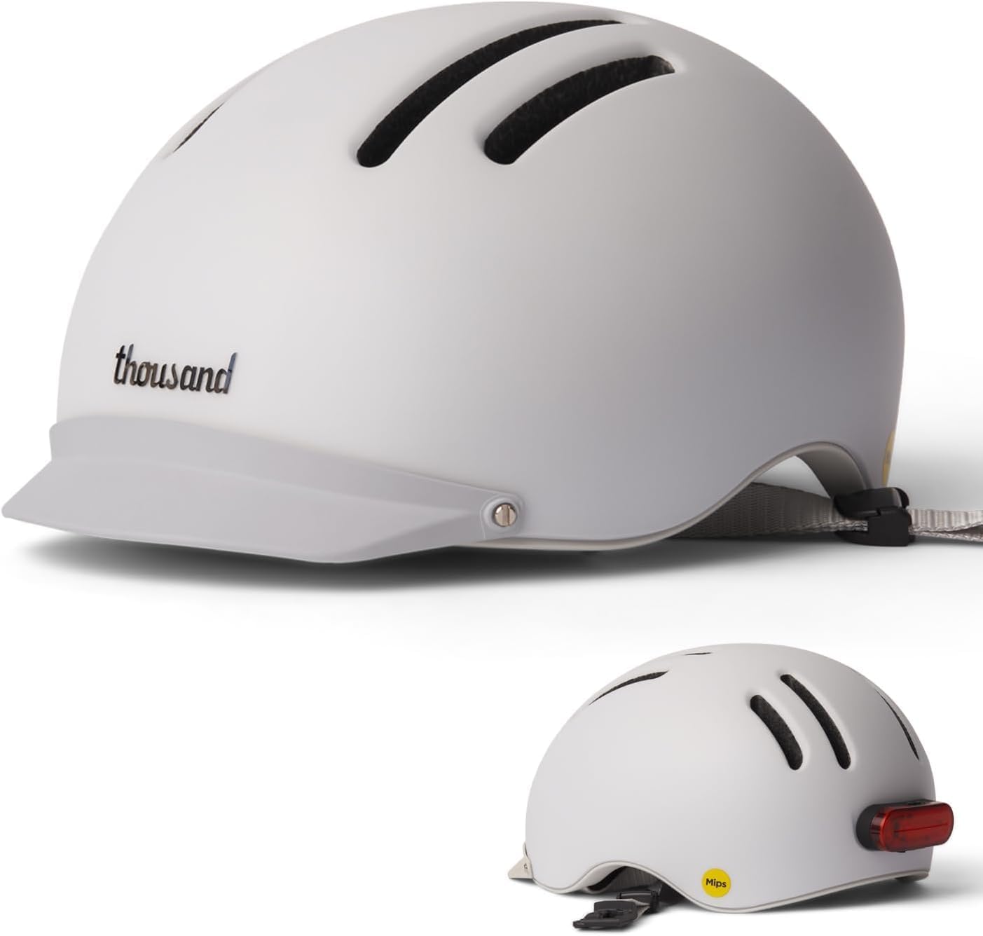 Thousand Chapter MIPS Adult Bike Helmet with LED Tail Light