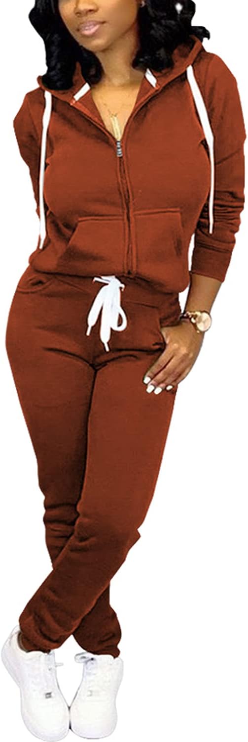Nimsruc Jogging Suits for Women - Stylish 2 Piece Casual Set