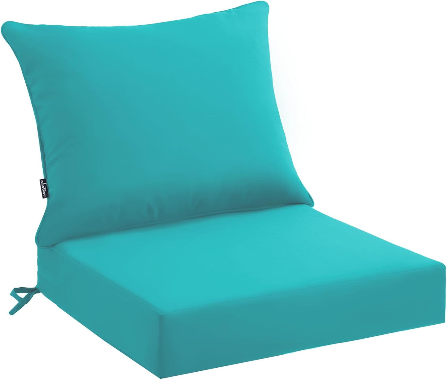 Outdoor Seat Cushion Set for Comfort and Style in Teal