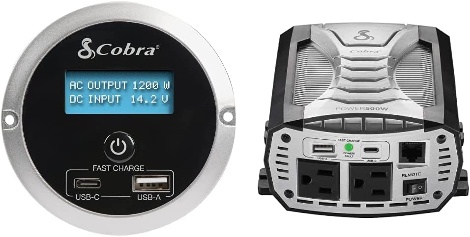 Cobra CPIALCDG1 Remote Controller & 500W Power Inverter