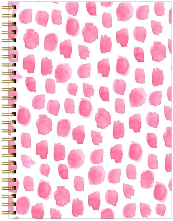 Premium Pink Leopard Spiral Journal - 120 Pages, A5 Size