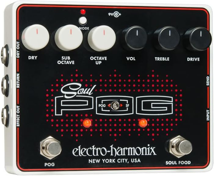 Electro-Harmonix Soul POG Overdrive/Octave Multi-Effect Pedal