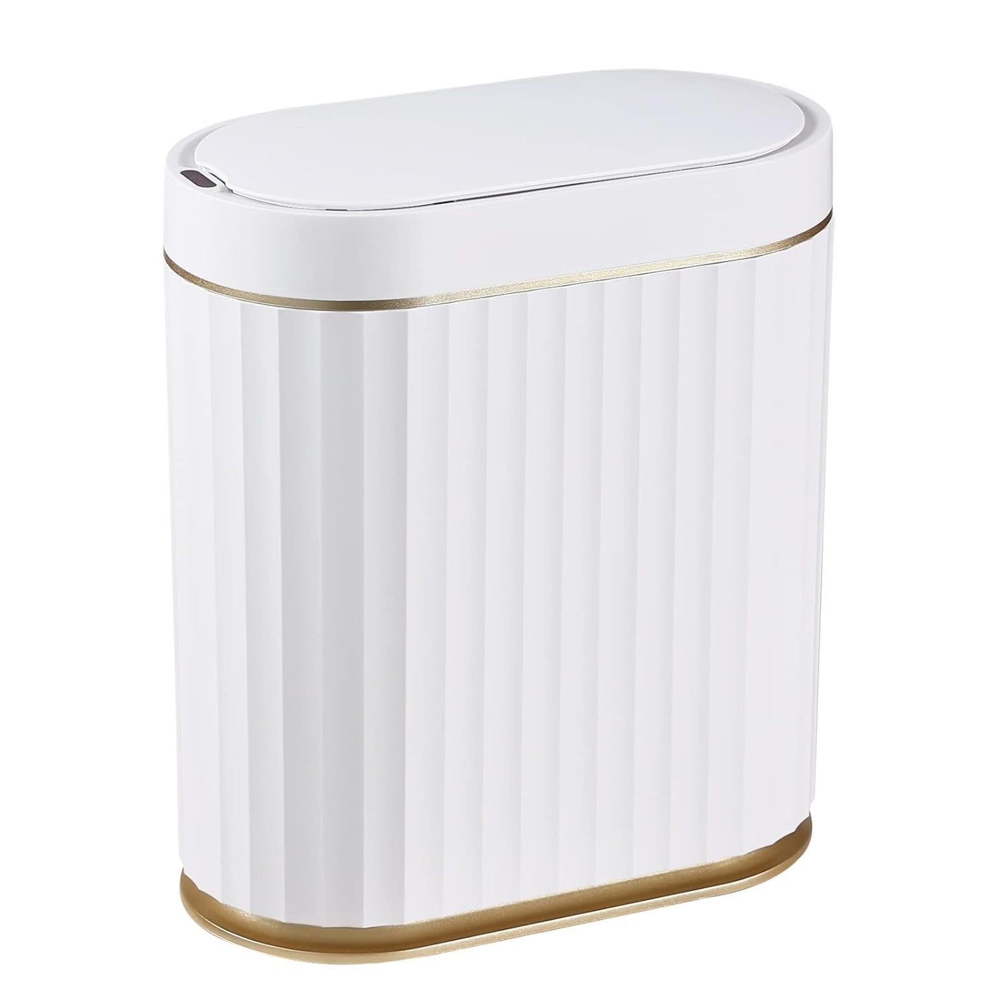 ELPHECO Motion Sensor Trash Can - Sleek 2 Gal for Bathroom & Kitchen