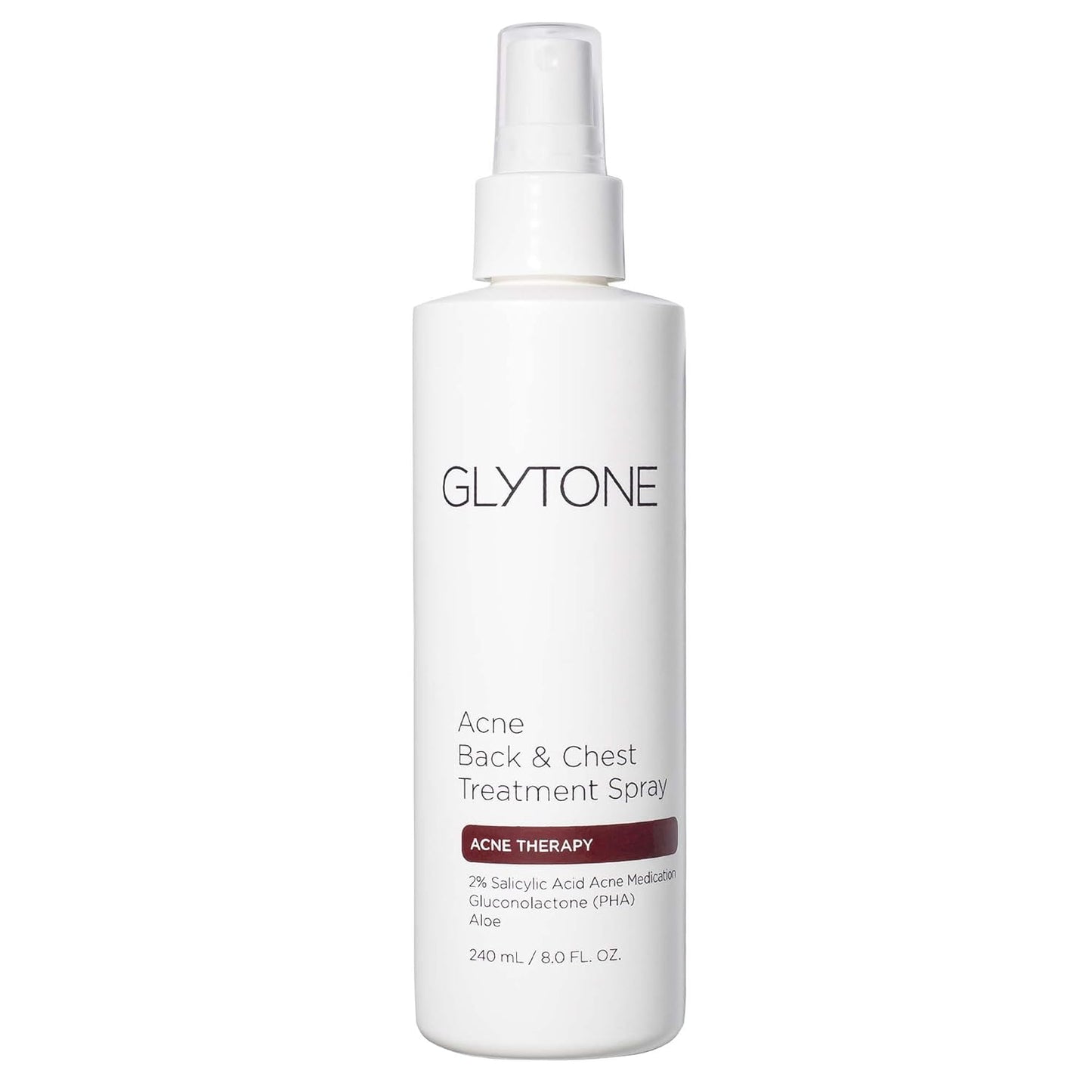 Glytone Chest & Back Acne Treatment Spray for Clear Skin